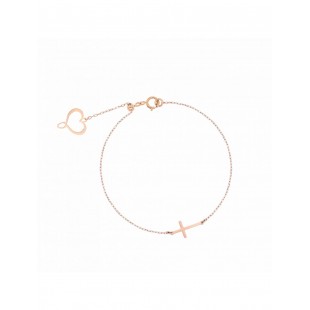 Maman et Sophie Aurum Bracciale croce 18kt