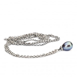 Trollbeads Collana Fantasia con Perla Pavone 100 CM