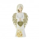 Enesco Angel Love 12,5 cm You are an Angel statuina angelo Floral love