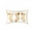 L'Oca Nera Cuscino Natale rettangolare con calze bianco 30x45 cm